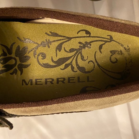 Merrell Plaza Bandeaux Dark Taupe Shoes 6.5 Very Nice!! - Picture 4 of 9